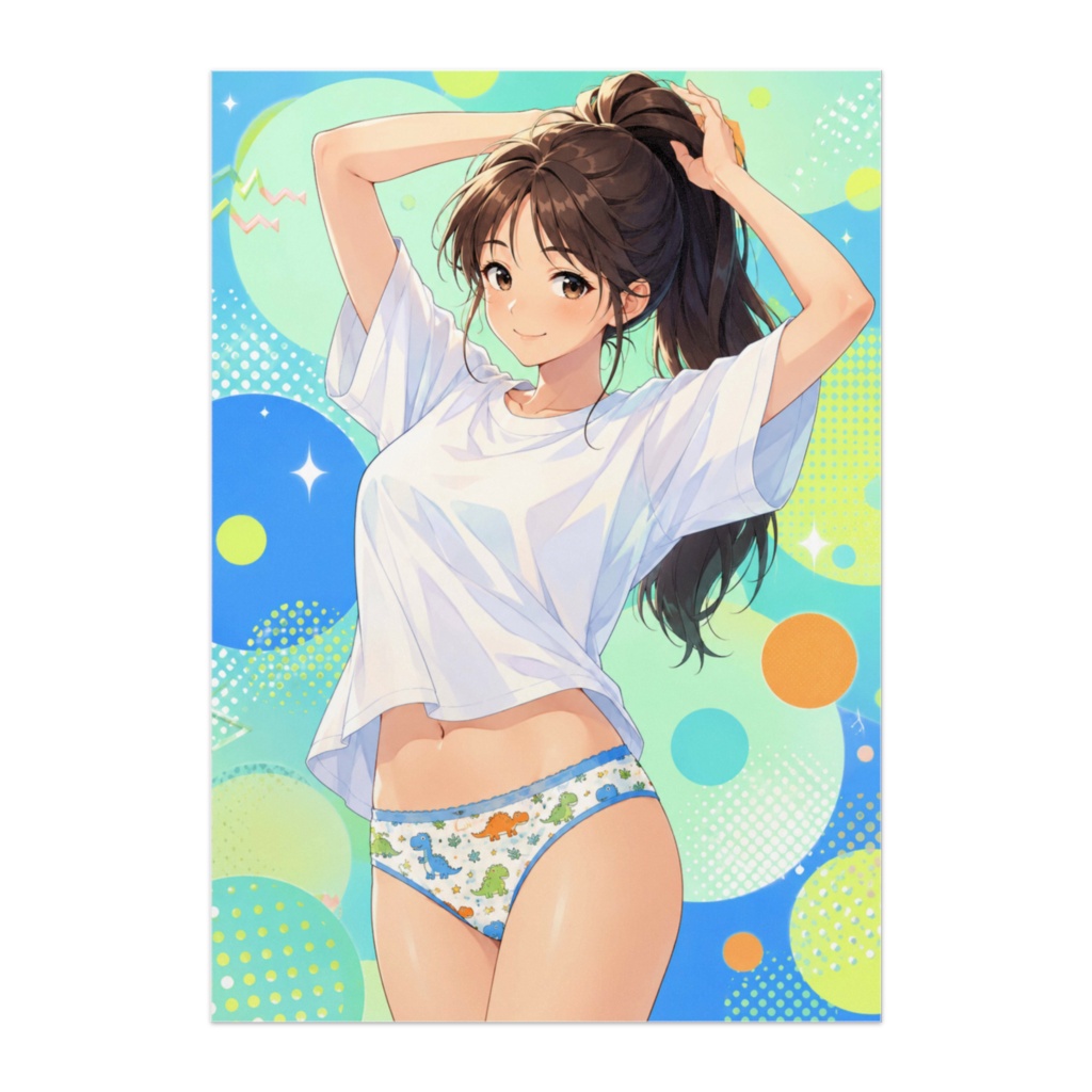 ポニーテール恐竜POPガール