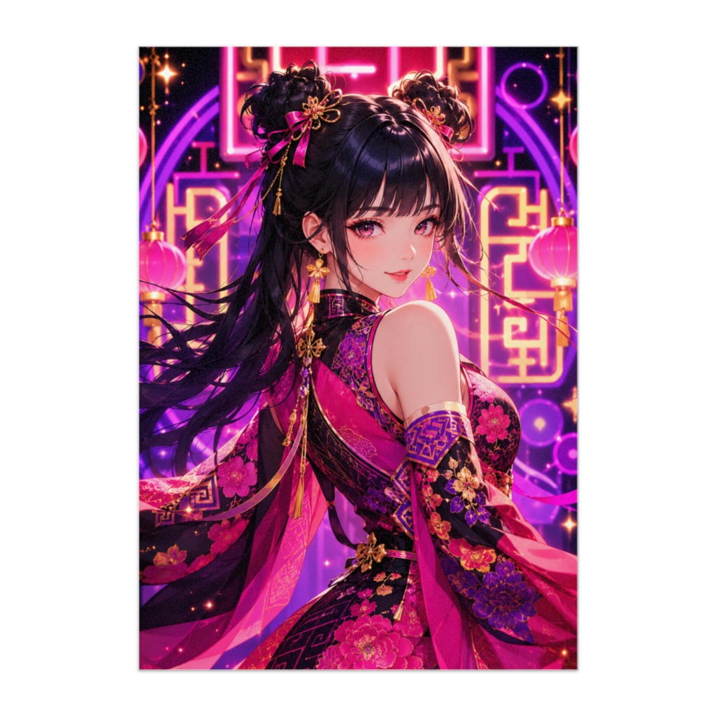 ネオン桃華チャイナ