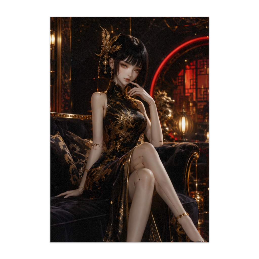 黒金幻龍ドール ― 夜宴ラウンジの静寂