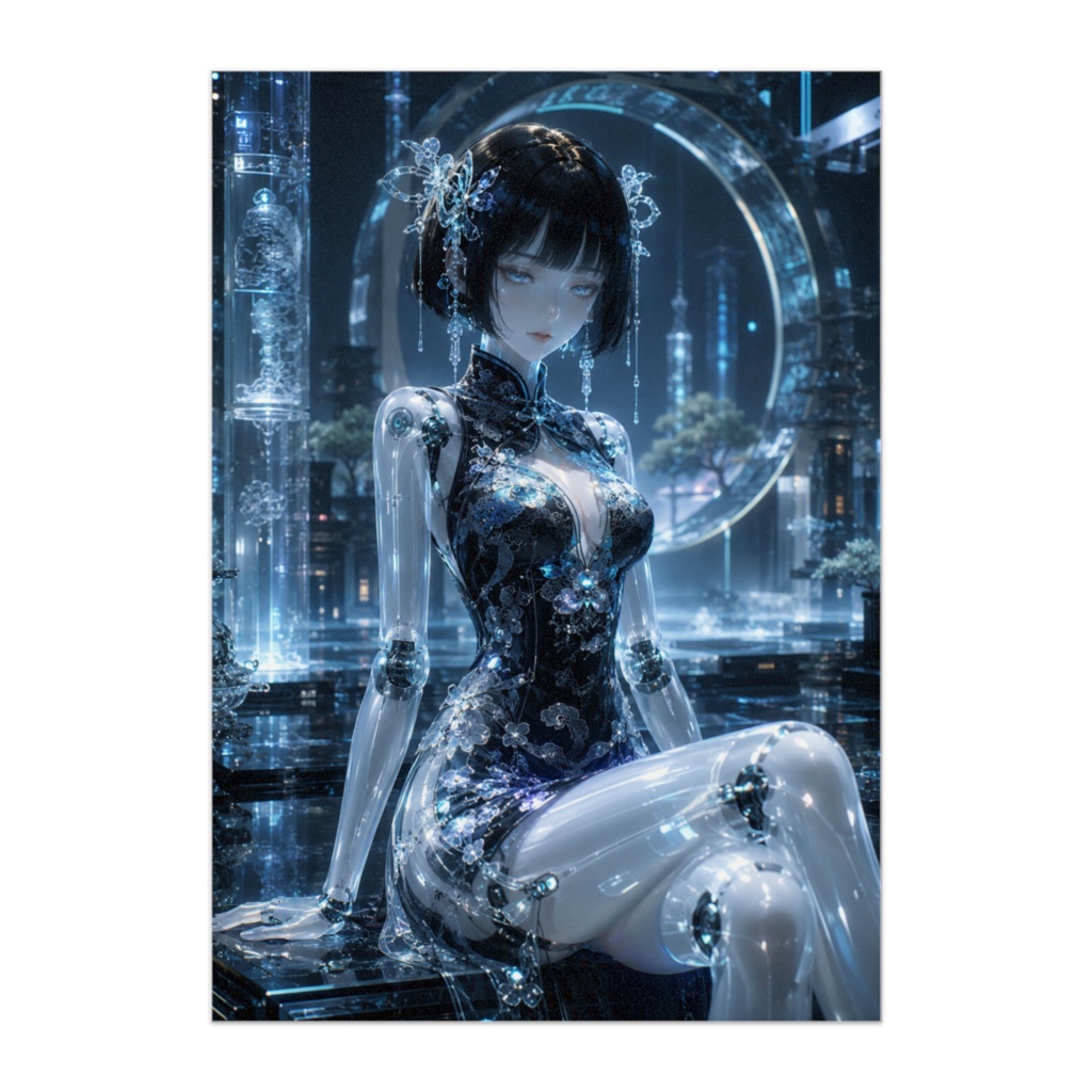 ガラス義体ドール ― 蒼光機械宮殿