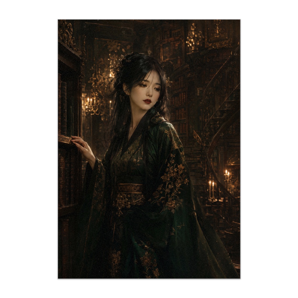 Eastern Gothic Elegance Ⅲ ― Emerald Silence ―