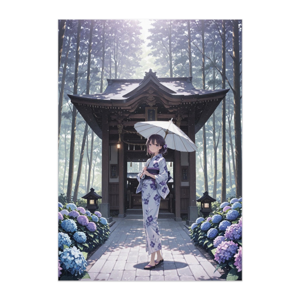 紫陽花の社