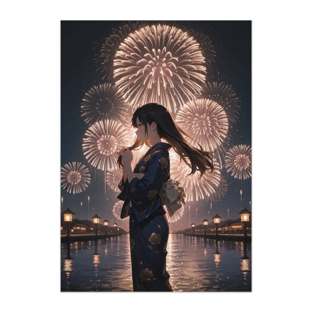 夏夜の花火