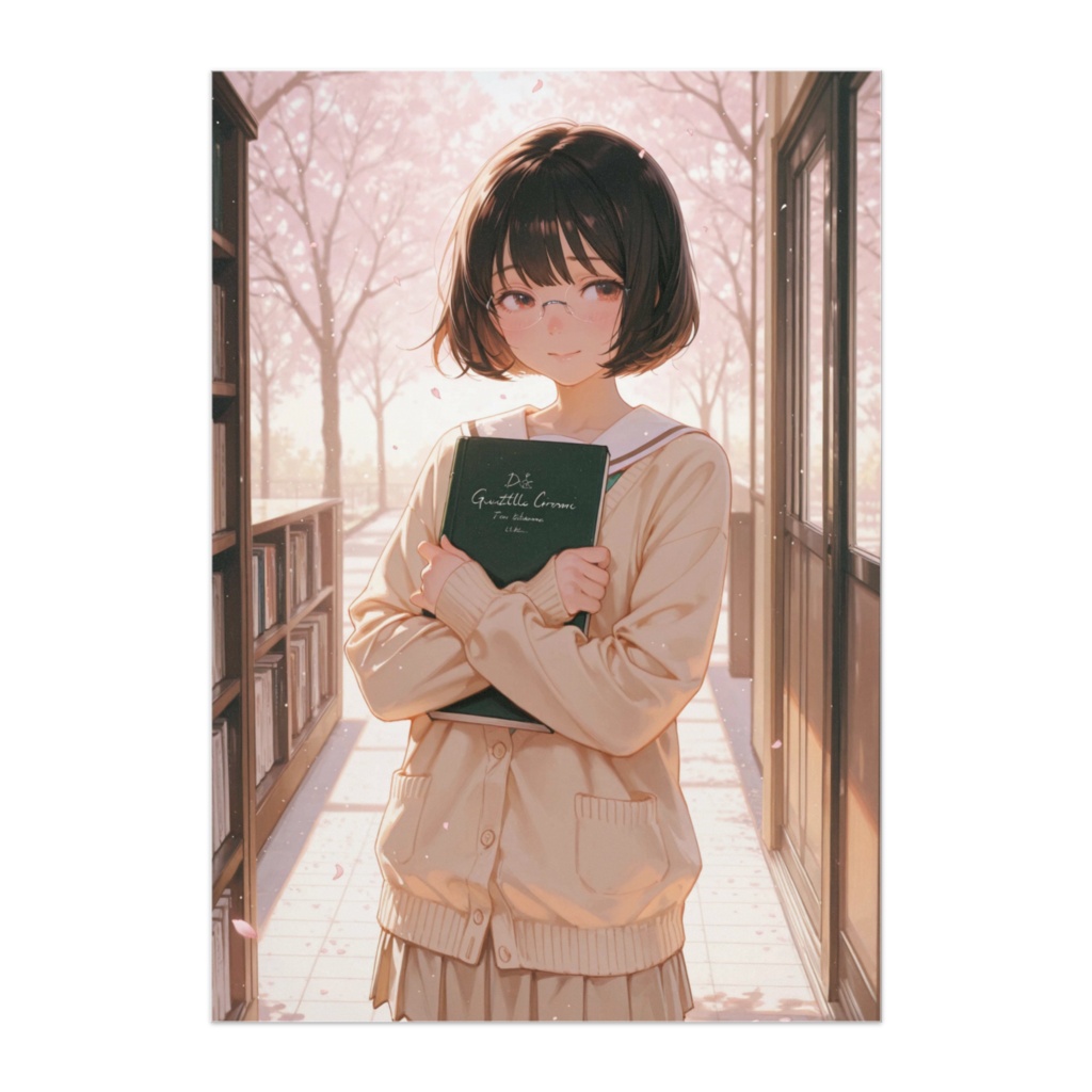 図書館帰りの彼女