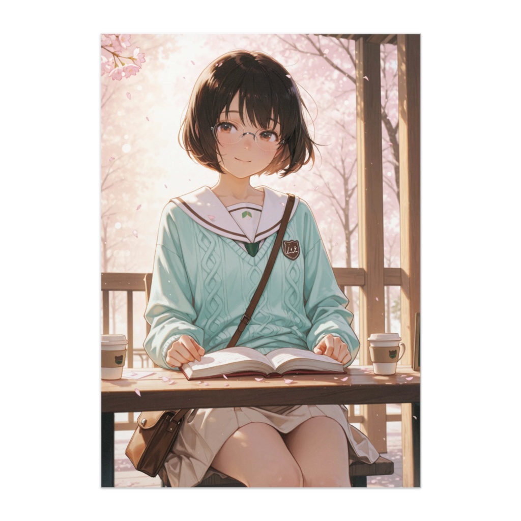 春のカフェテラス