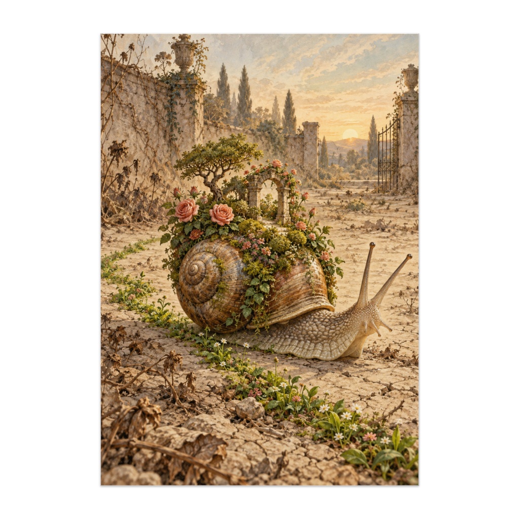 最後の庭を運ぶカタツムリ｜THE SNAIL WHO CARRIED THE LAST GARDEN