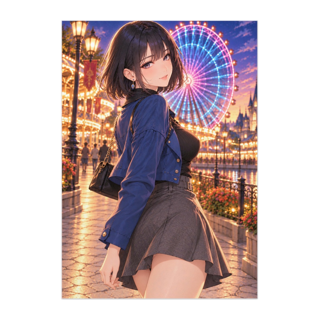 観覧車が灯る頃｜青いジャケットの彼女