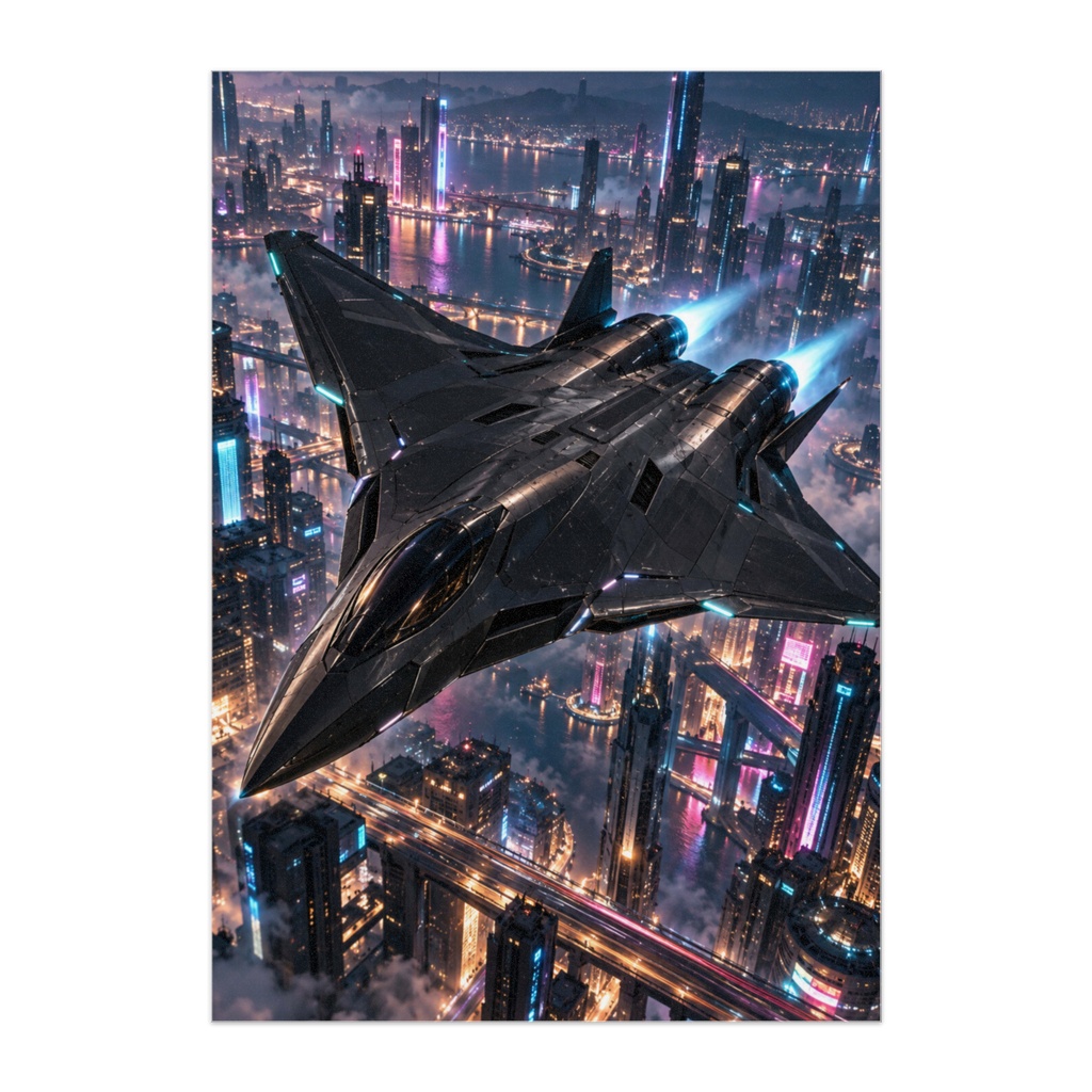 NEON FALCON｜ネオン・ファルコン — 近未来都市を翔ける黒い翼
