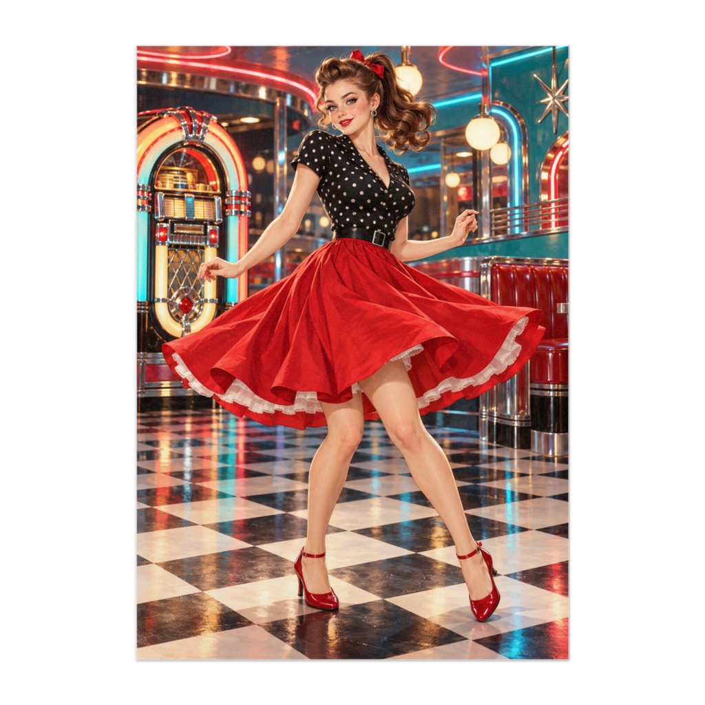 SCARLET TWIST|スカーレット・ツイスト — 踊るロカビリーファッションポスター