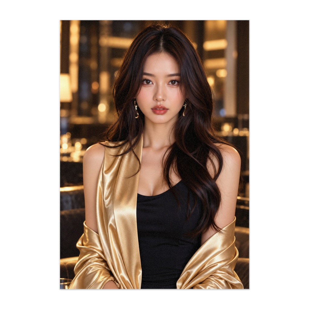 GOLDEN SILK — 黄金のシルエット|ラグジュアリー・ビューティーアート