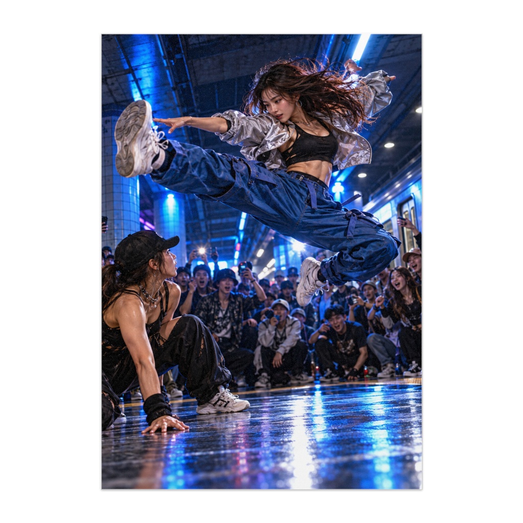 BLUE LIGHT SHOWDOWN — 蒼光の地下鉄ダンスバトル