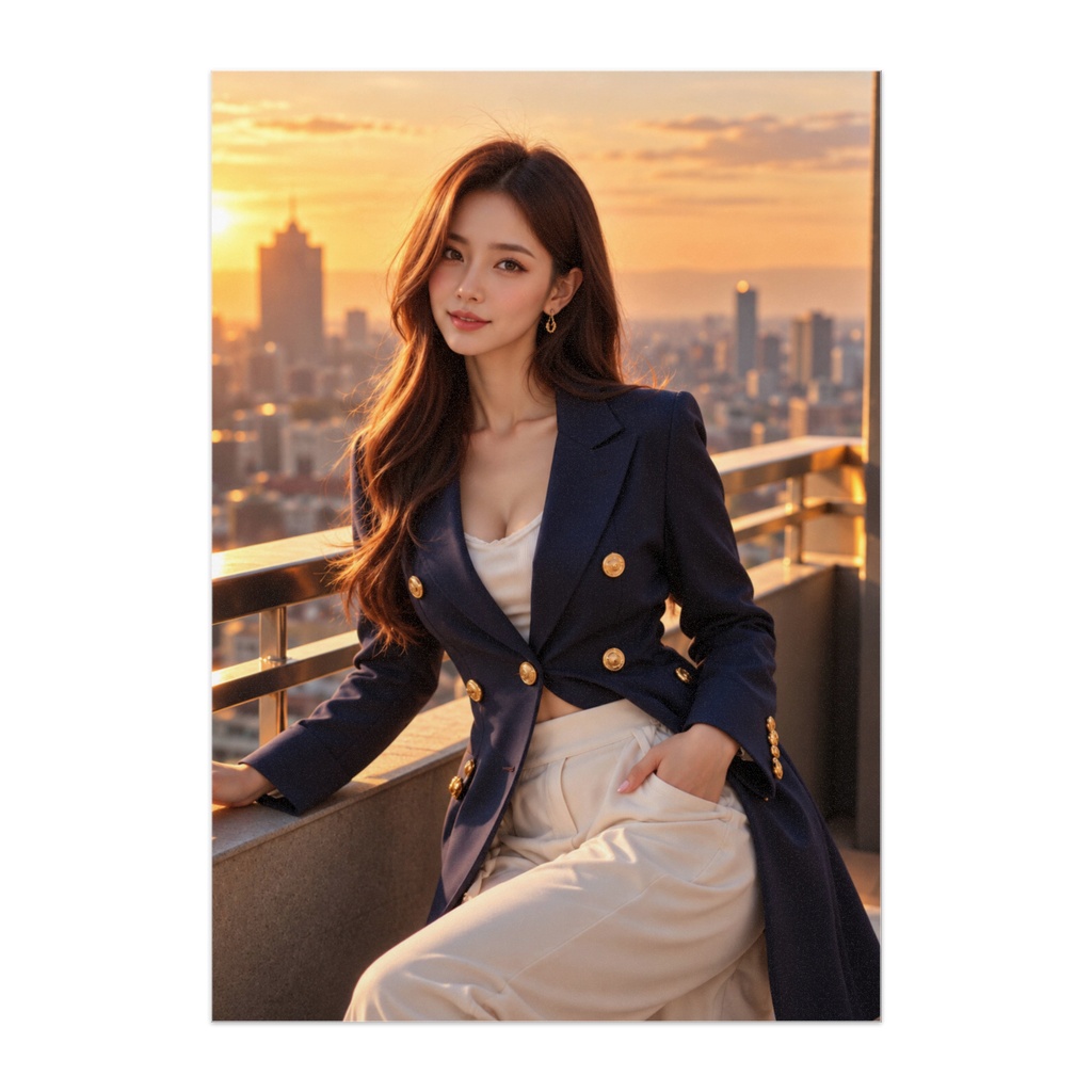 NAVY OFFICER CHIC — 紺碧のエレガント・オフィサー