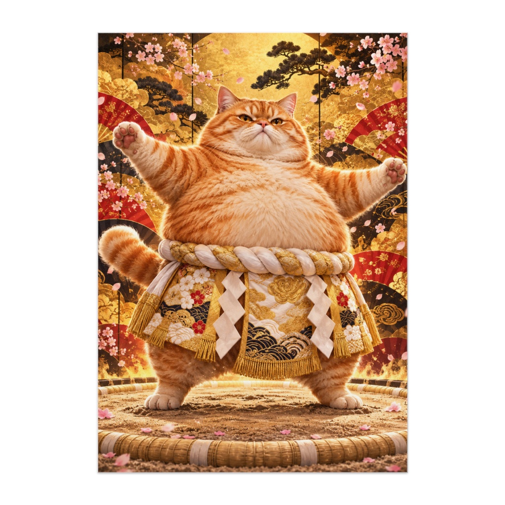 SUMO CAT — 土俵のニャン横綱