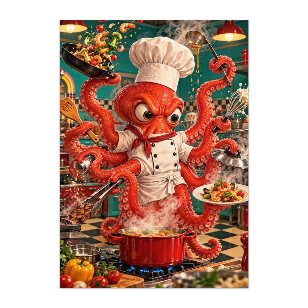 OCTOPUS CHEF — 八本腕の天才料理長