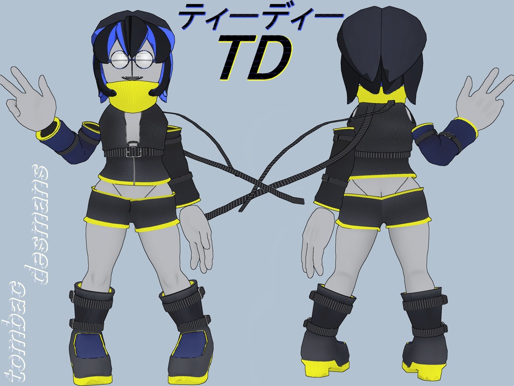 オリジナル3Dモデル　TD(ティーディー）