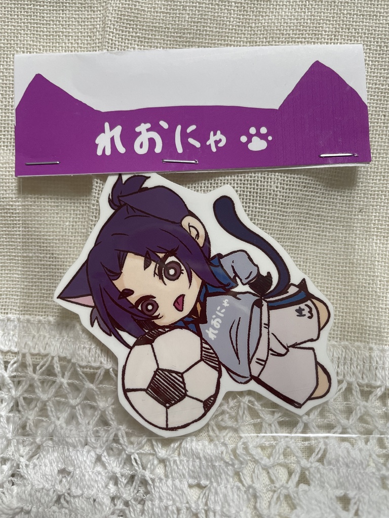 れおにゃんステッカー