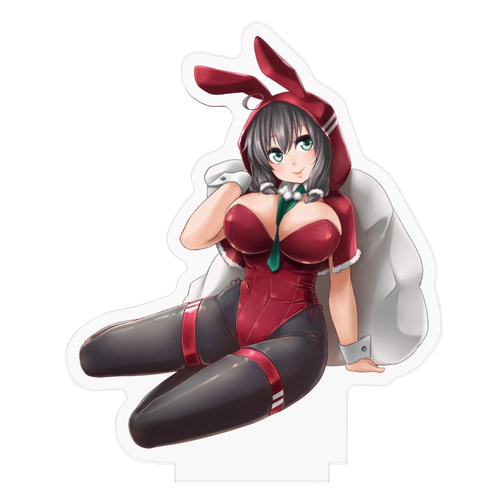 【2019クリスマス・サンタバニー】アクリルフィギュア・赤黒