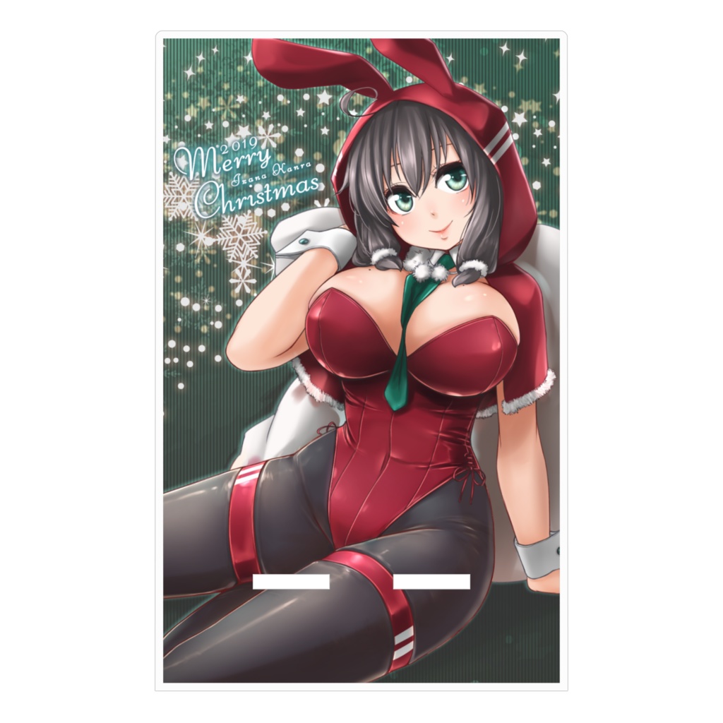 【2019クリスマス・サンタバニー】アクリルスマホスタンド