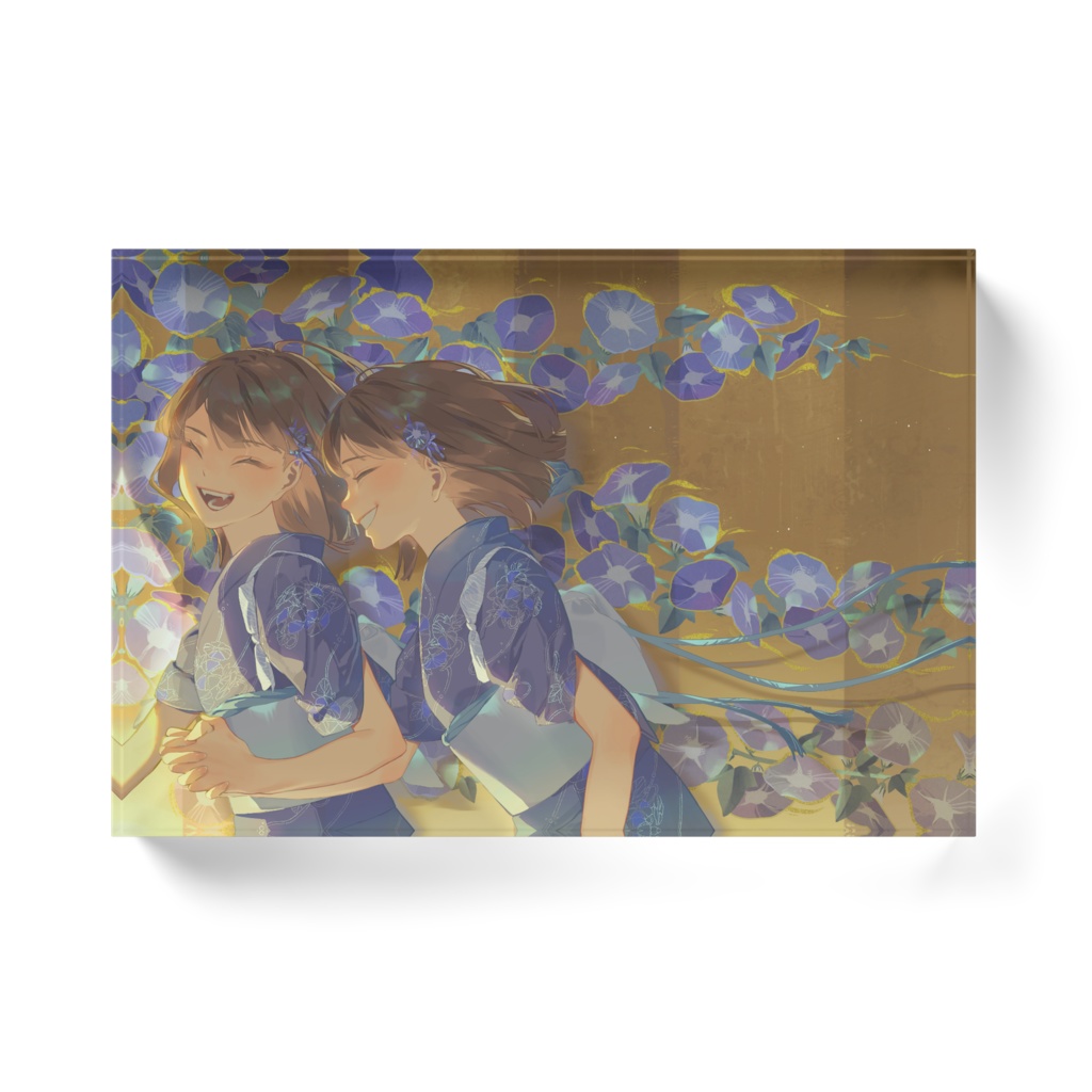 「むすびめ、つながり。」 アクリルブロック