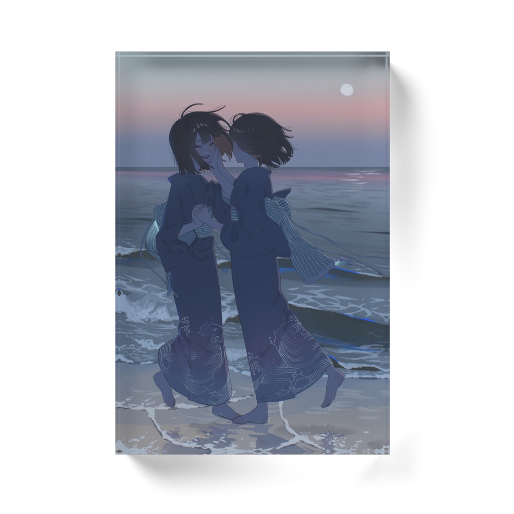 「波を連れて」 アクリルブロック