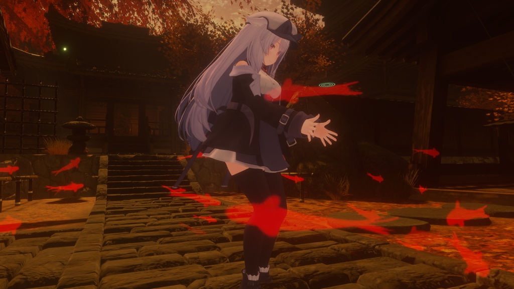 【無料】廻る金魚のパーティクル