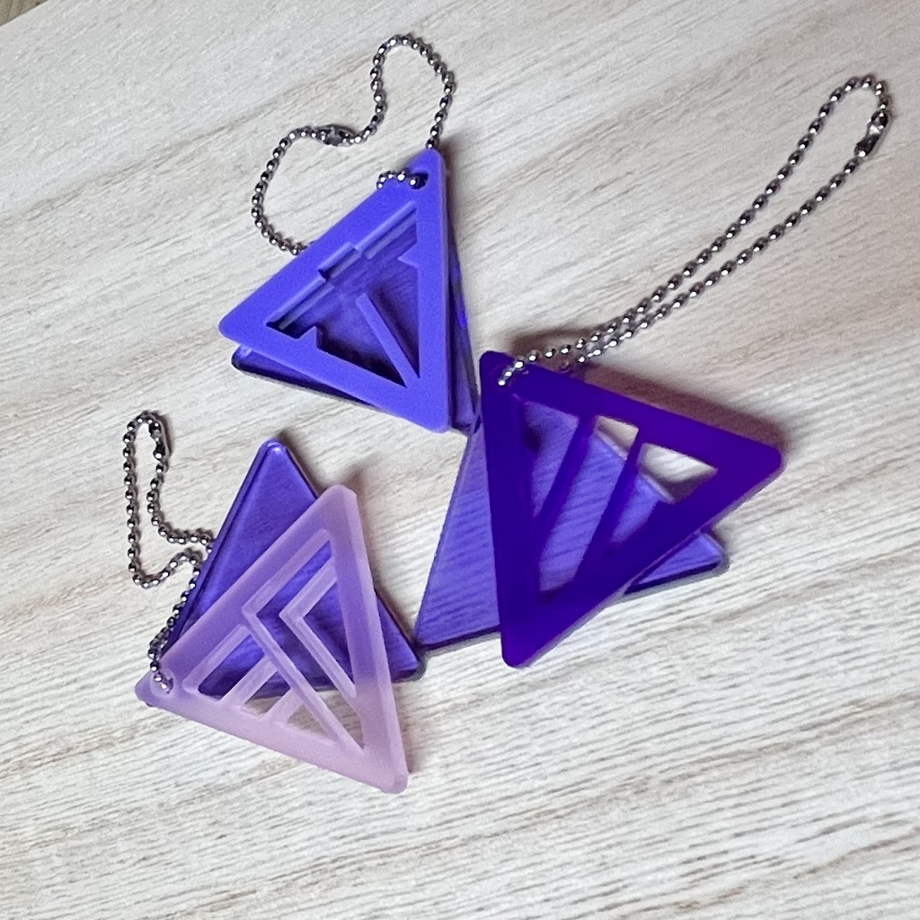 江戸三作アクリルキーホルダー
