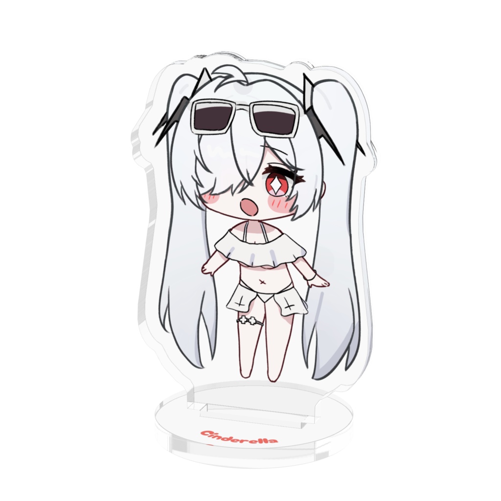 水着ちびでれらアクスタ(赤眼)