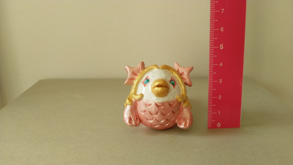 【追加販売】アマビヱ陶器人形 ピンク髪ゴールド