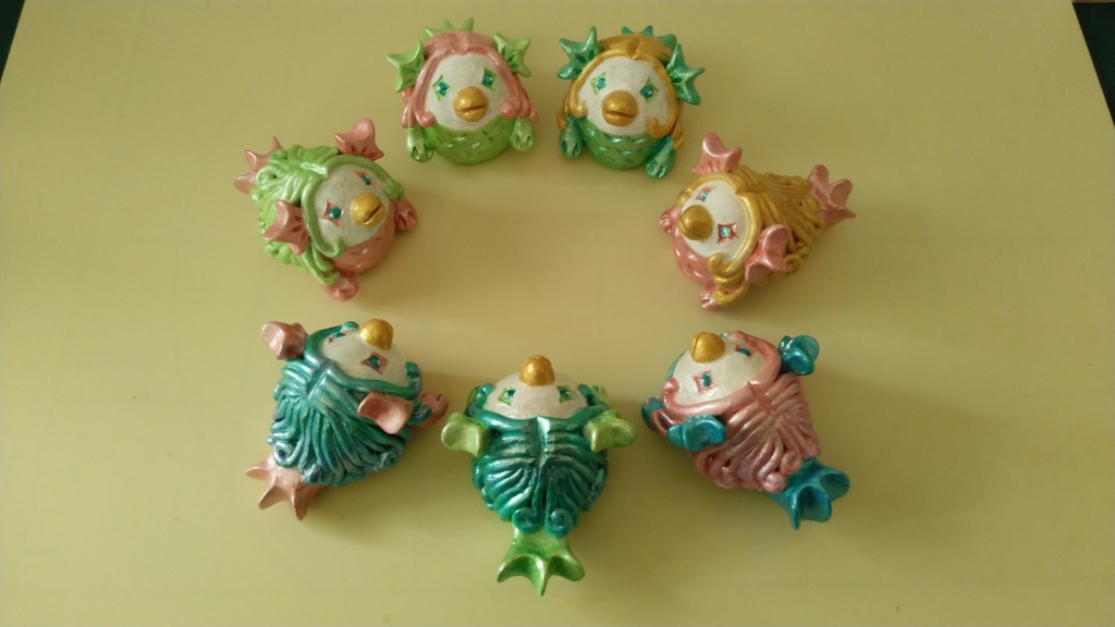 【追加販売】アマビヱ陶器人形 ⑤~⑦