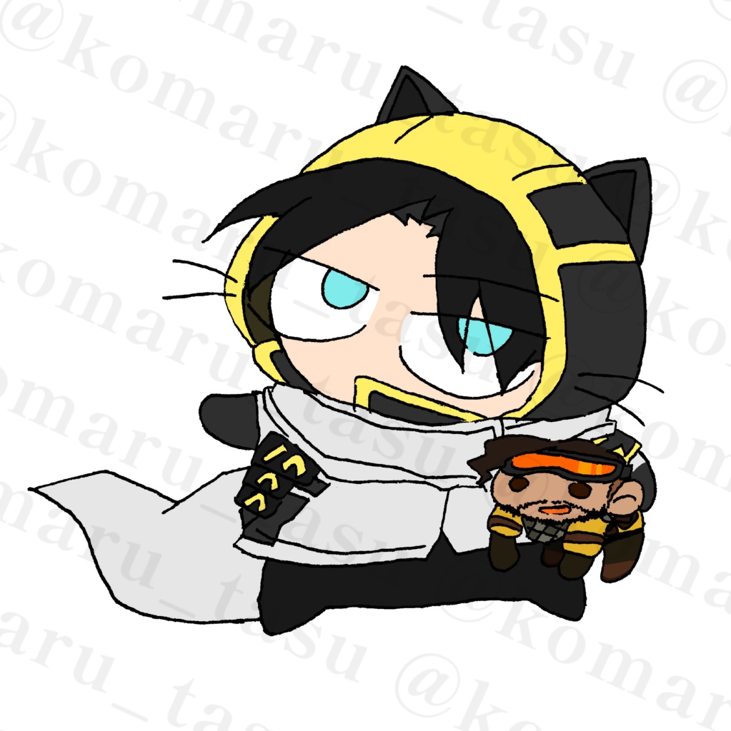 ヴォイドプラウラースキンぬこちびレイスアクリルキーホルダー