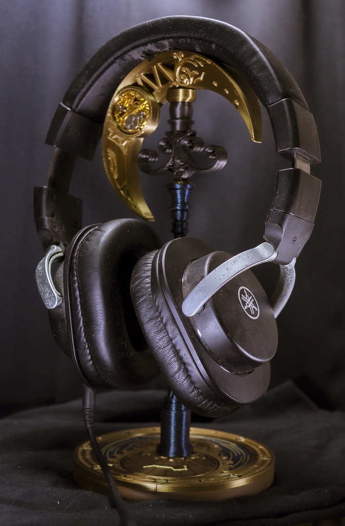 月×銀河×機械仕掛けデザイン/ヘッドフォンスタンド