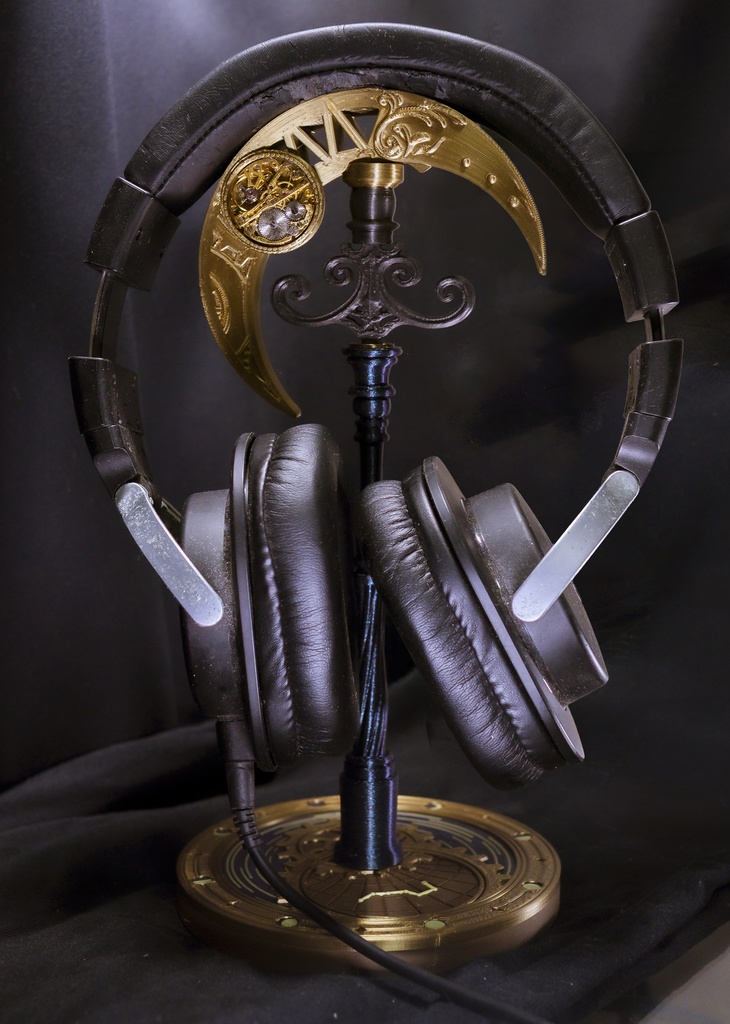 月×銀河×機械仕掛けデザイン/ヘッドフォンスタンド