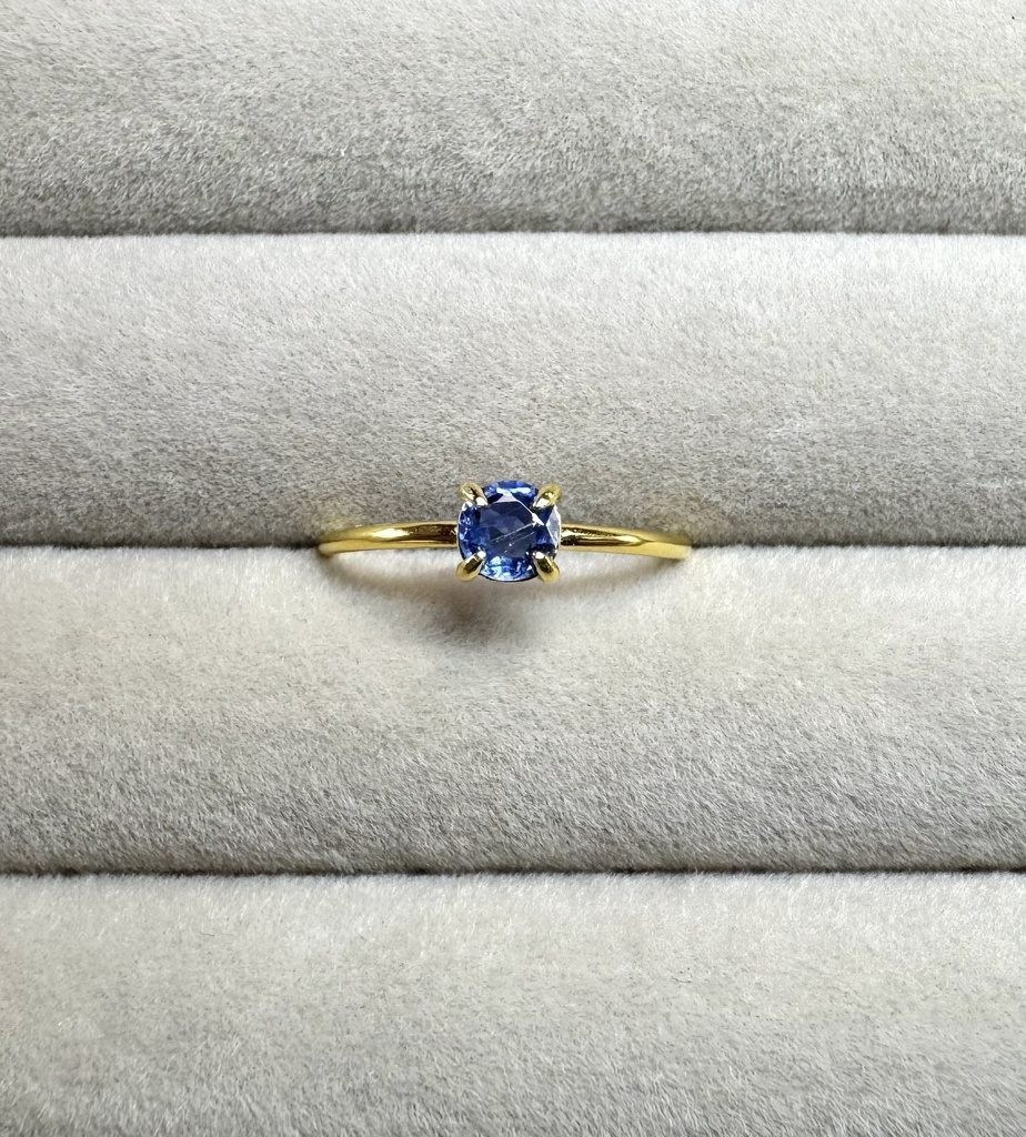 R17 天然石リング(カイヤナイト)