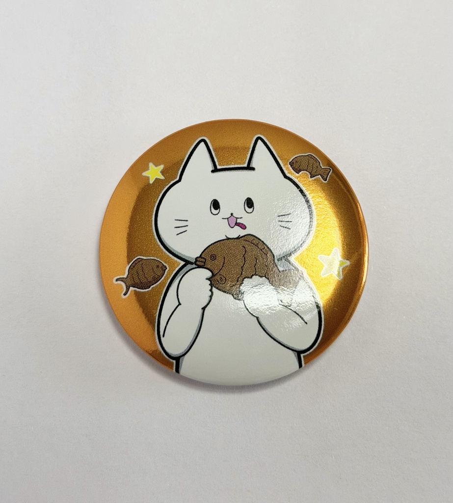 代弁ネコ 缶バッジ
