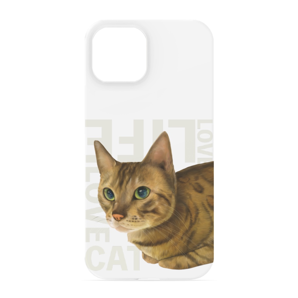 LOVE LIFE LOVE CATS - ベンガル猫　香箱座り