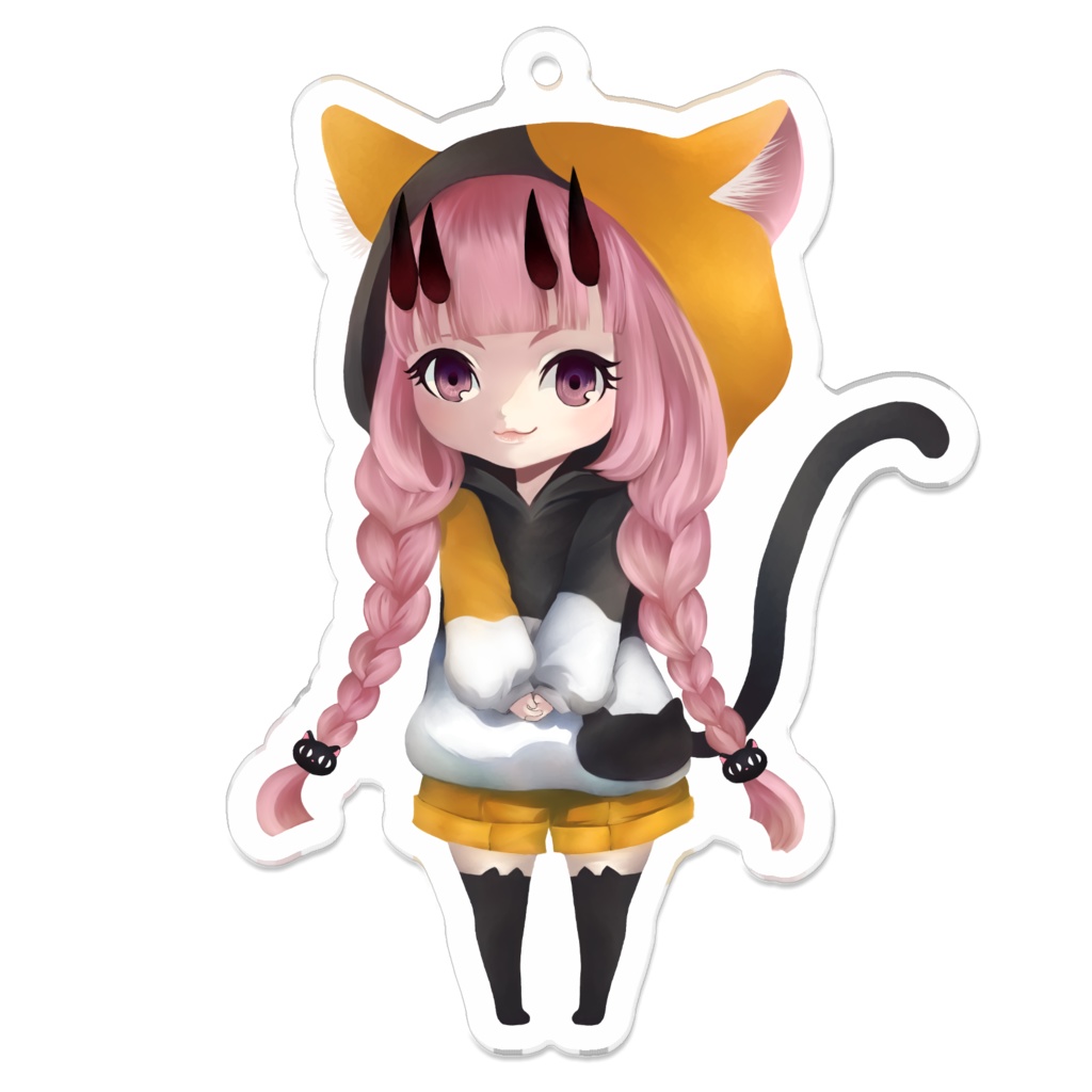 ねこむすめアクリルキーホルダー
