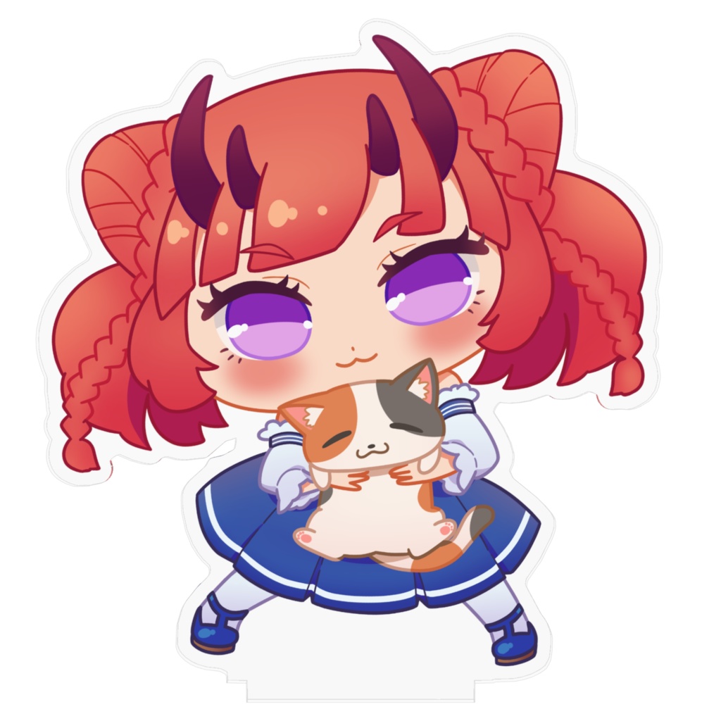 おにむすめアクリルスタンドVer01 Art by muikyun