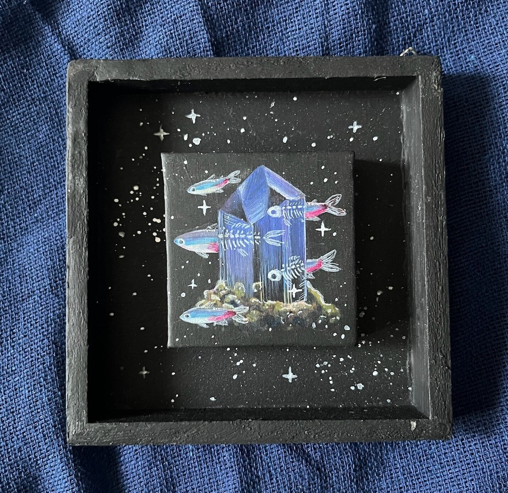 【原画作品】Anatomy of Stardust - Neon tetra