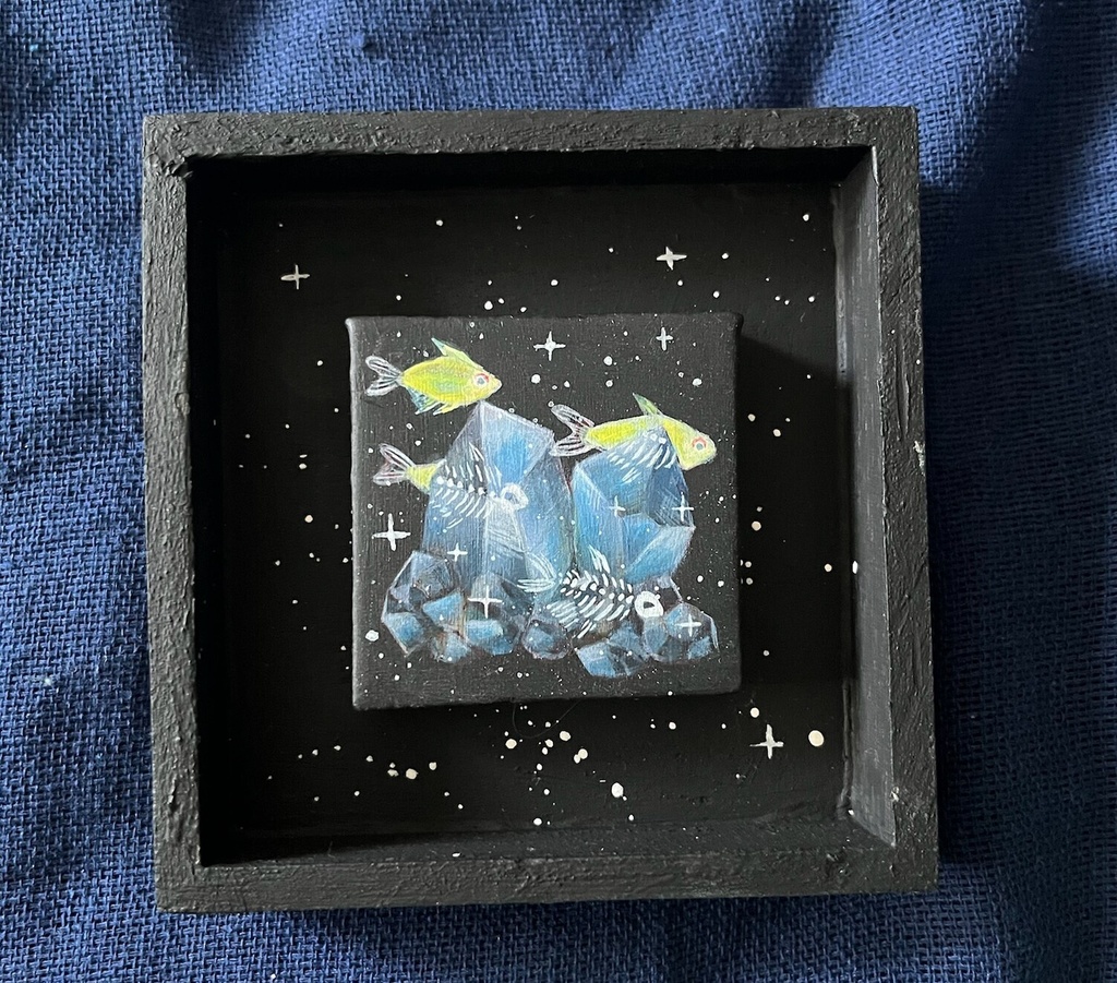 【原画作品】Anatomy of Stardust - Lemon tetra