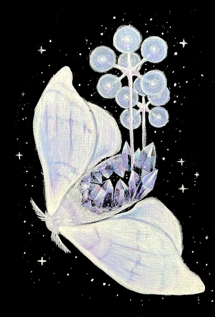 【原画作品】Spore of Stars - silk moth