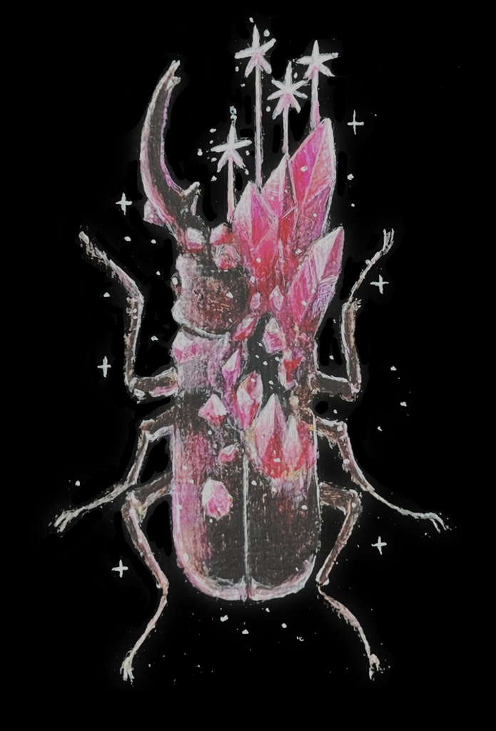 【原画作品】Spore of Stars - stag beetle