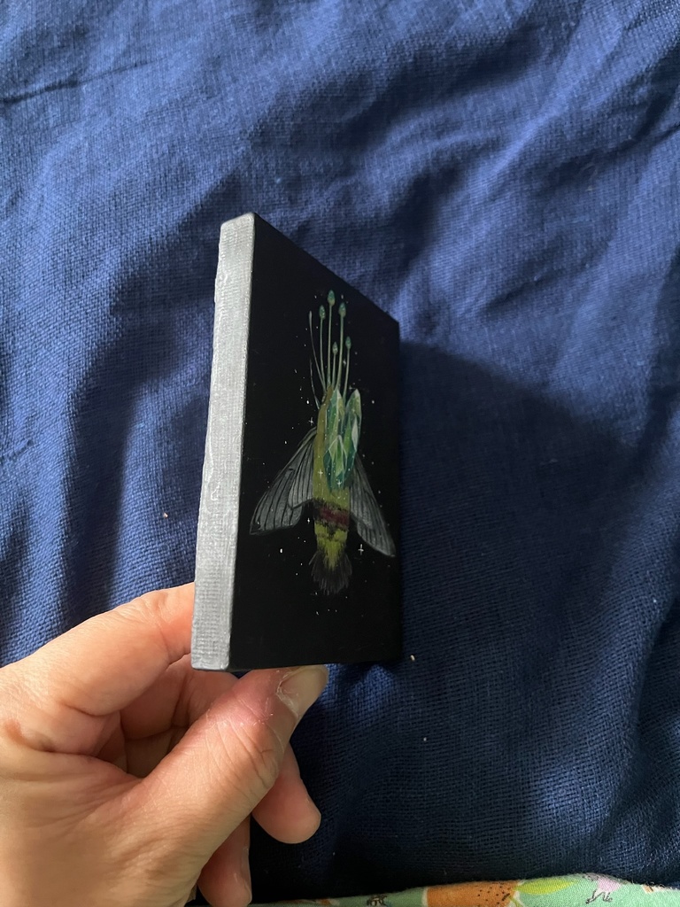 【原画作品】Spore of Stars - pellucid hawk moth