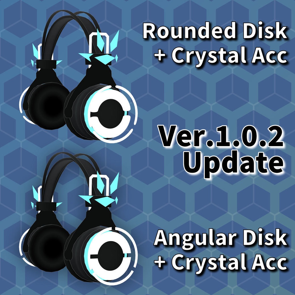 【3Dモデル】オリジナルヘッドホン「Matz-Headphone」Ver1.0.3【衣装・装飾品・小物】【VRChat利用想定】