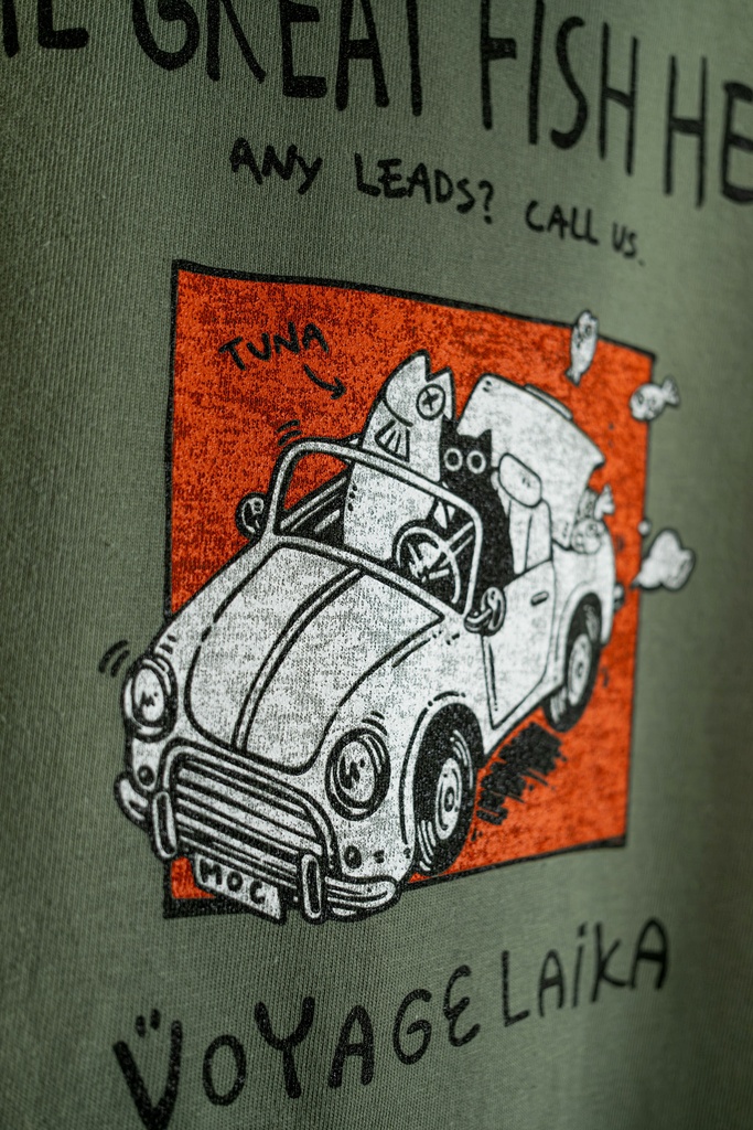 FISH HEIST T-SHIRT GREEN