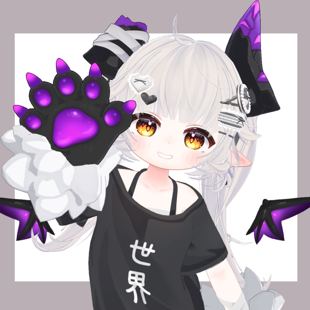 【VRC hair】thorn twin tail