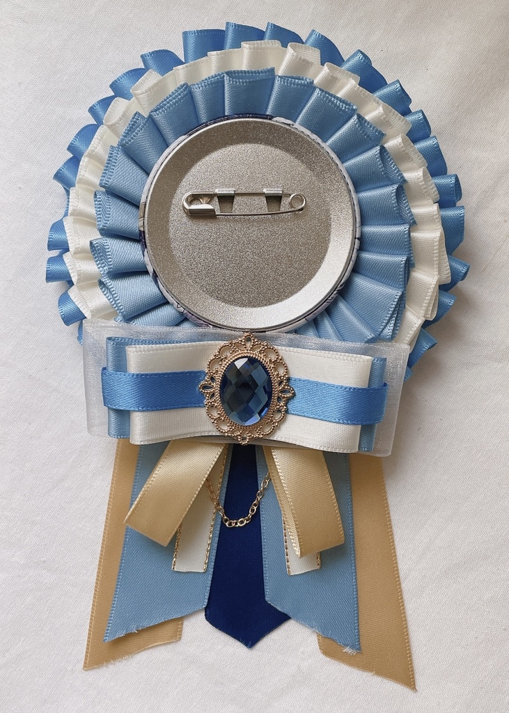 缶バッジ用 リボンロゼット