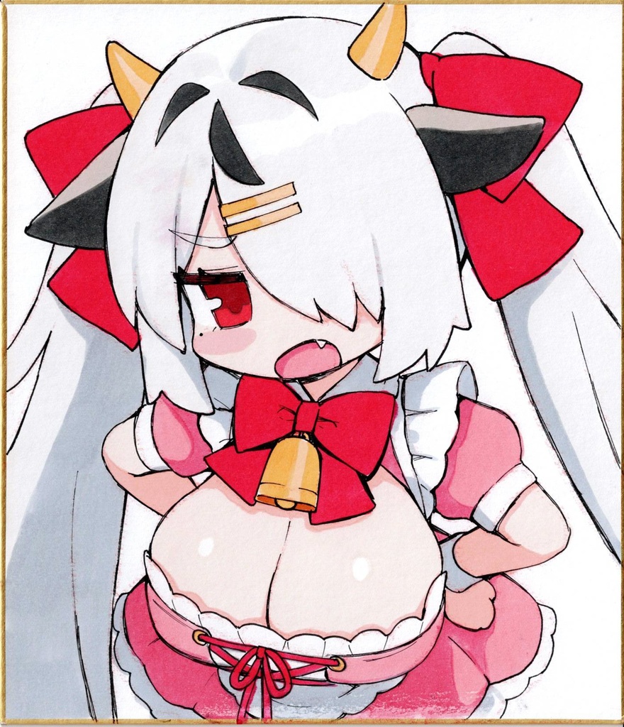 一点モノ!麻呂太ちゃん直筆アナログ色紙