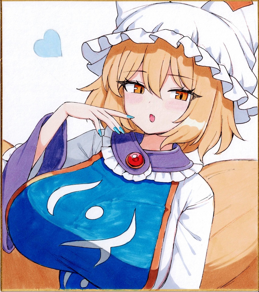 一点モノ!麻呂太ちゃん直筆アナログ色紙