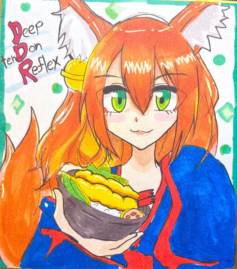 原画色紙 Deep tenDon Reflex