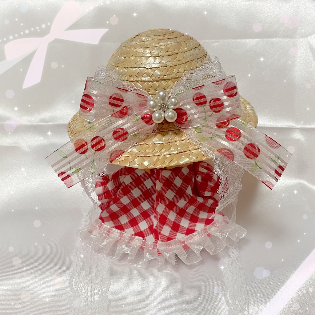 ぬいぐるみ 麦わら帽子